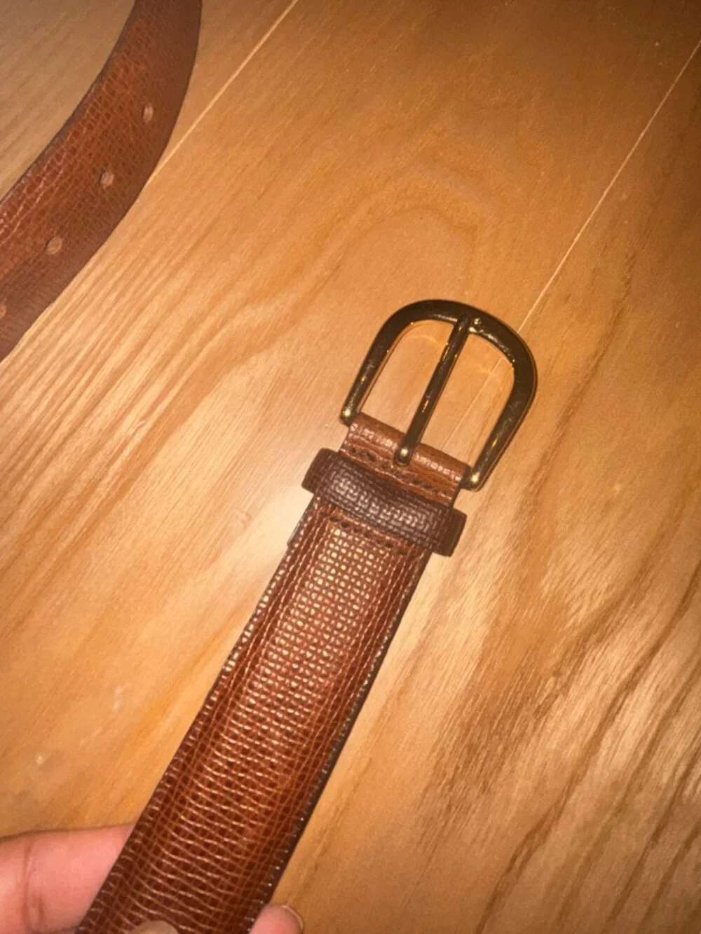 Trafalgar Men's Brown Leather Belt